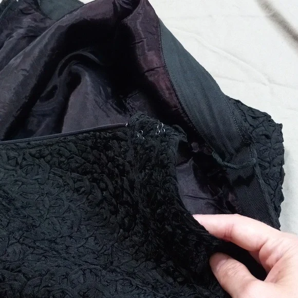 Vintage grosgrain ribbons skirt. minimalist - Picture 5 of 6